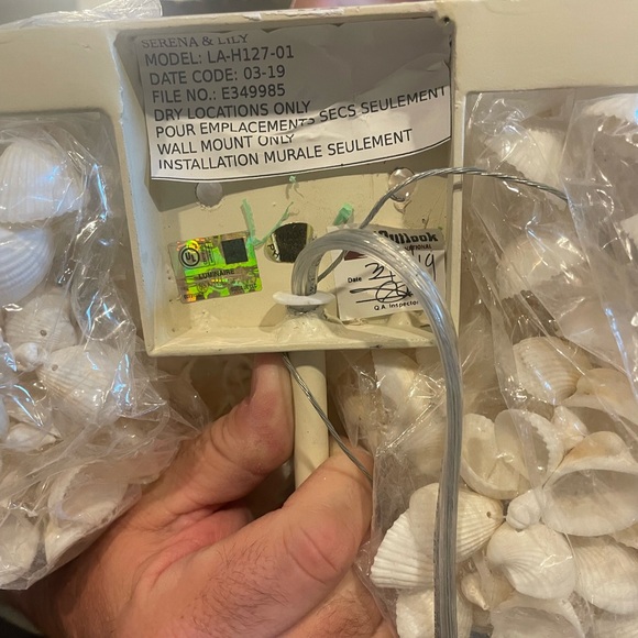 Brand new Serena & Lily Aptos Shell sconce, retails for $598. - Picture 8 of 8